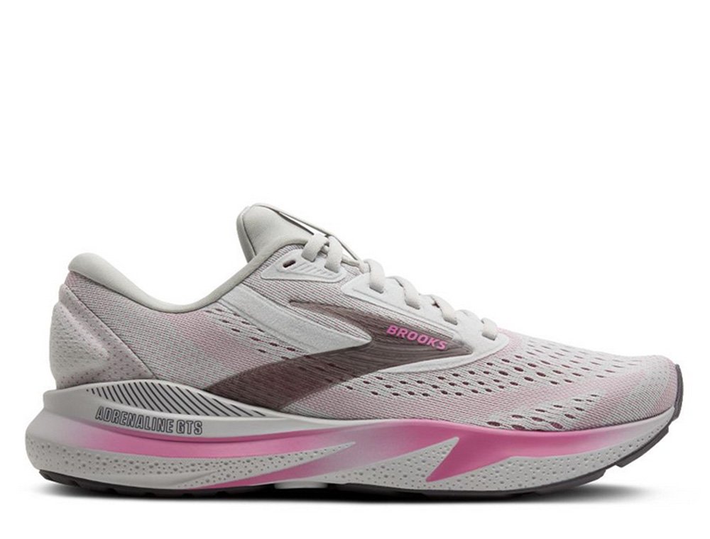 Buty Brooks Adrenaline GTS 24 W Szaro-Różowe
