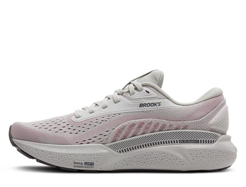 Buty Brooks Adrenaline GTS 24 W Szaro-Różowe