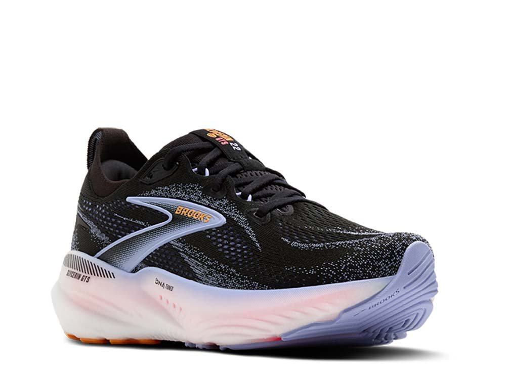 Buty Brooks Glycerin 22 GTS W Czarno-Fioletowe