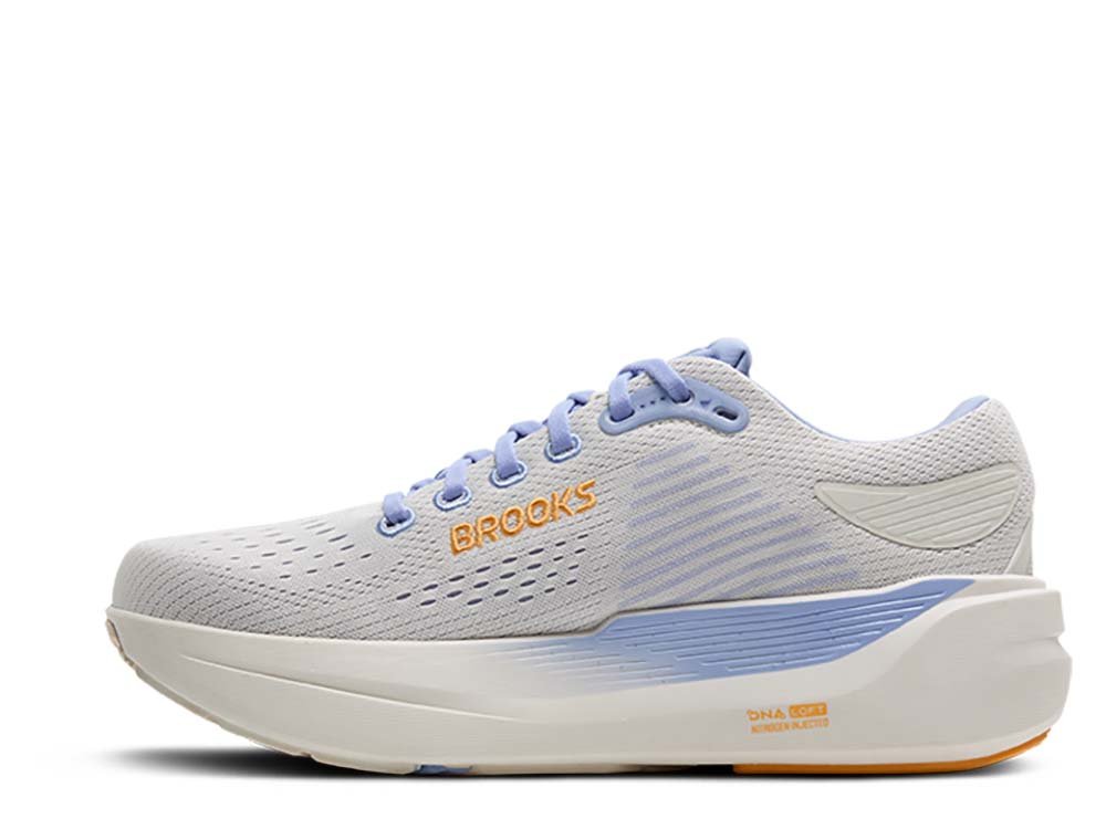 Pantofi sport Brooks Ghost Max 3 pentru femei, albi și violet