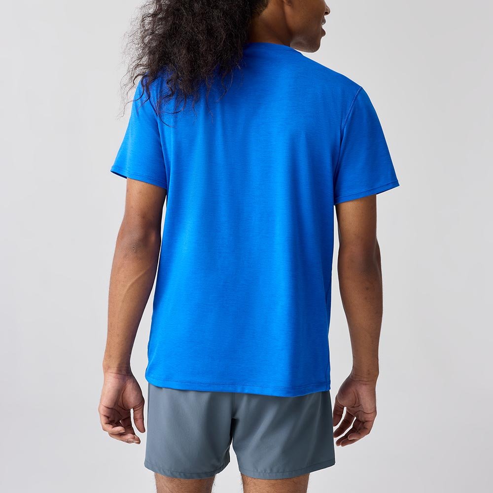 Koszulka Brooks Luxe Short Sleeve M Niebieska