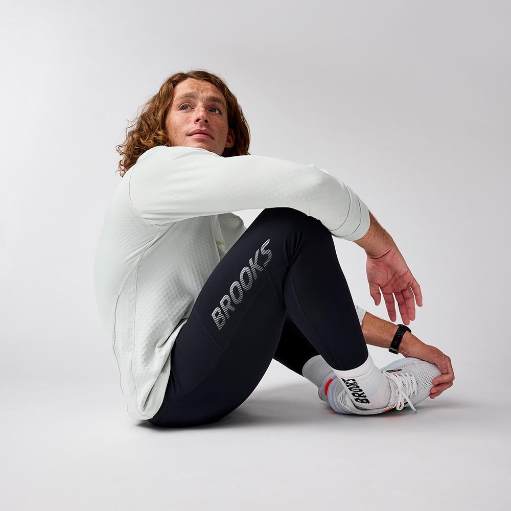 Legginsy Brooks Momentum Thermal Tight 2.0 M Czarne