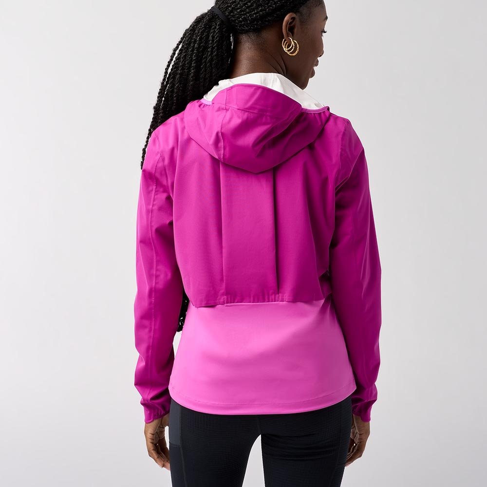 Jachetă impermeabilă Brooks High Point 2W roz