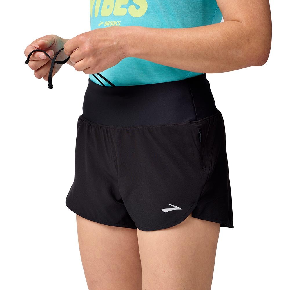 Spodenki Brooks Chaser 3 Short 2.0 W Czarne