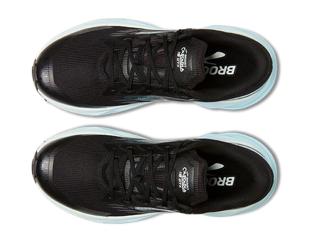 Buty Brooks Cascadia 19 Gore-TEX W Czarno-Błękitne