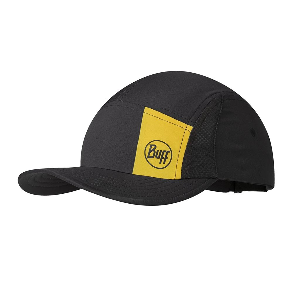 Czapka Buff 5 Panel Go Cap Logo Black S/M U Czarno-Żółta
