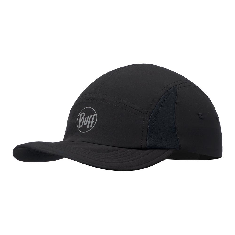 Buff 5 Panel Go Cap Solid Black L/XL U Black