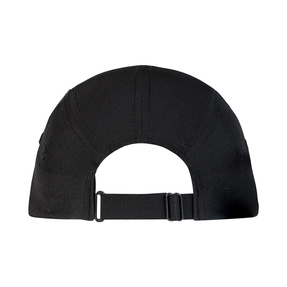 Buff 5 Panel Go Cap Solid Black L/XL U Black