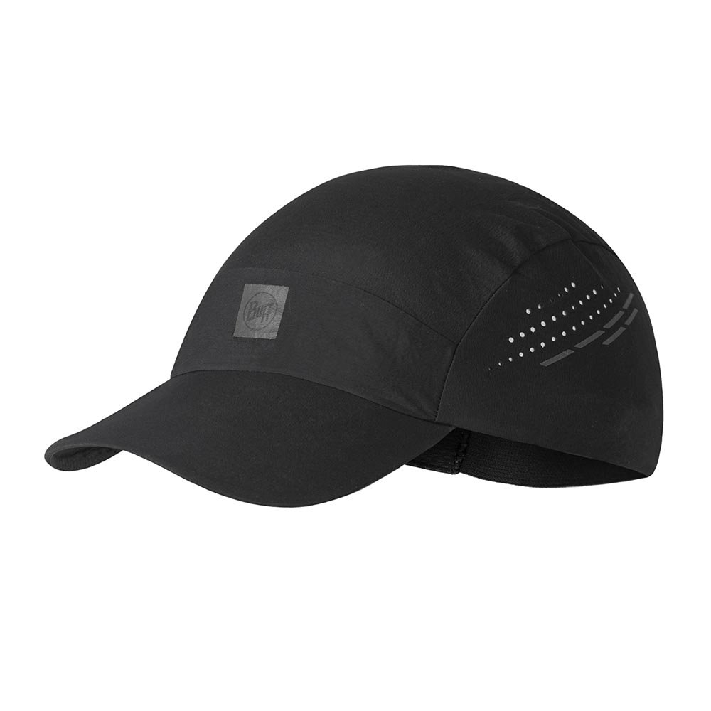 Buff 5 Panel Go Cap Solid Black U Black