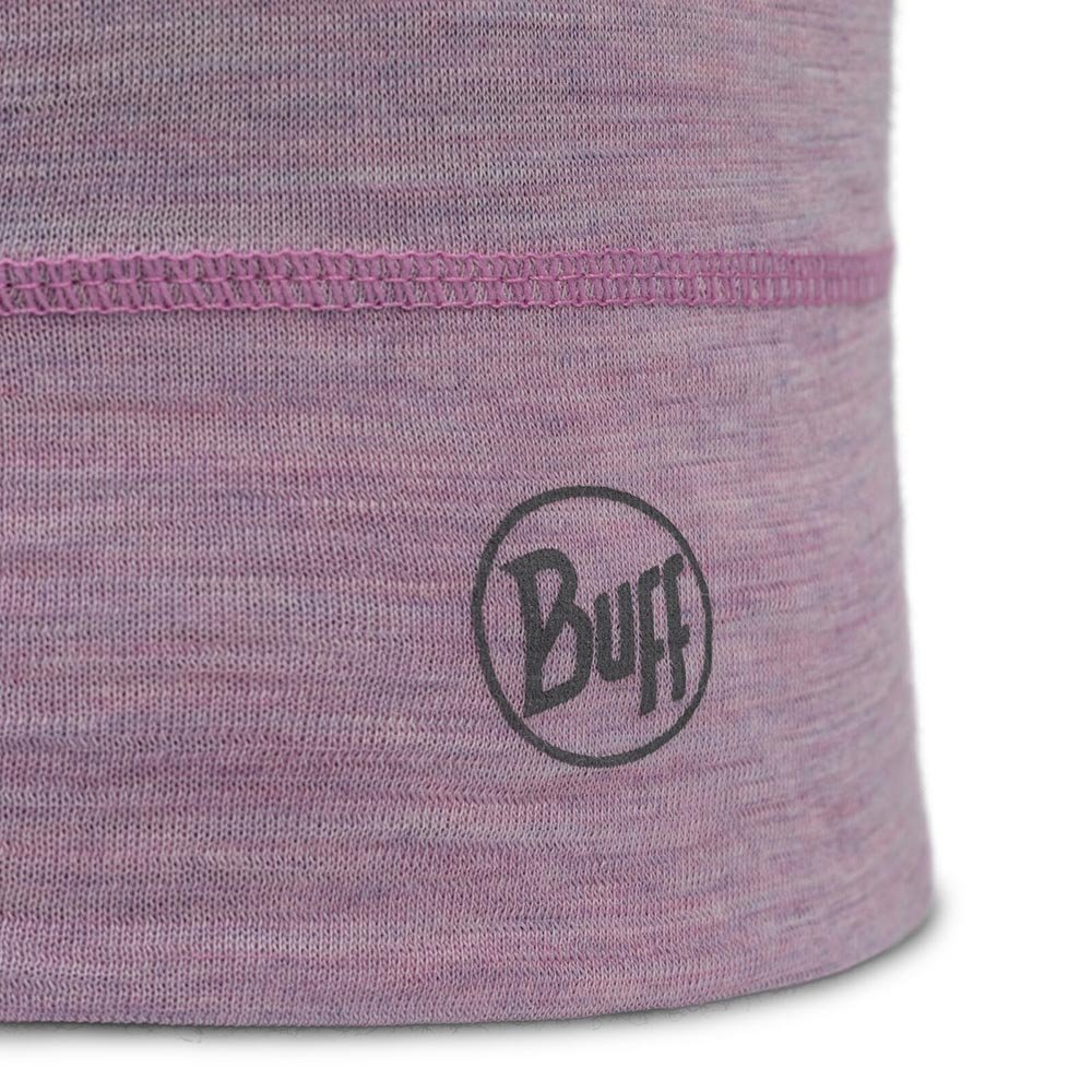 Buff Merino Lightweight Beanie Solid Pansy U Pink