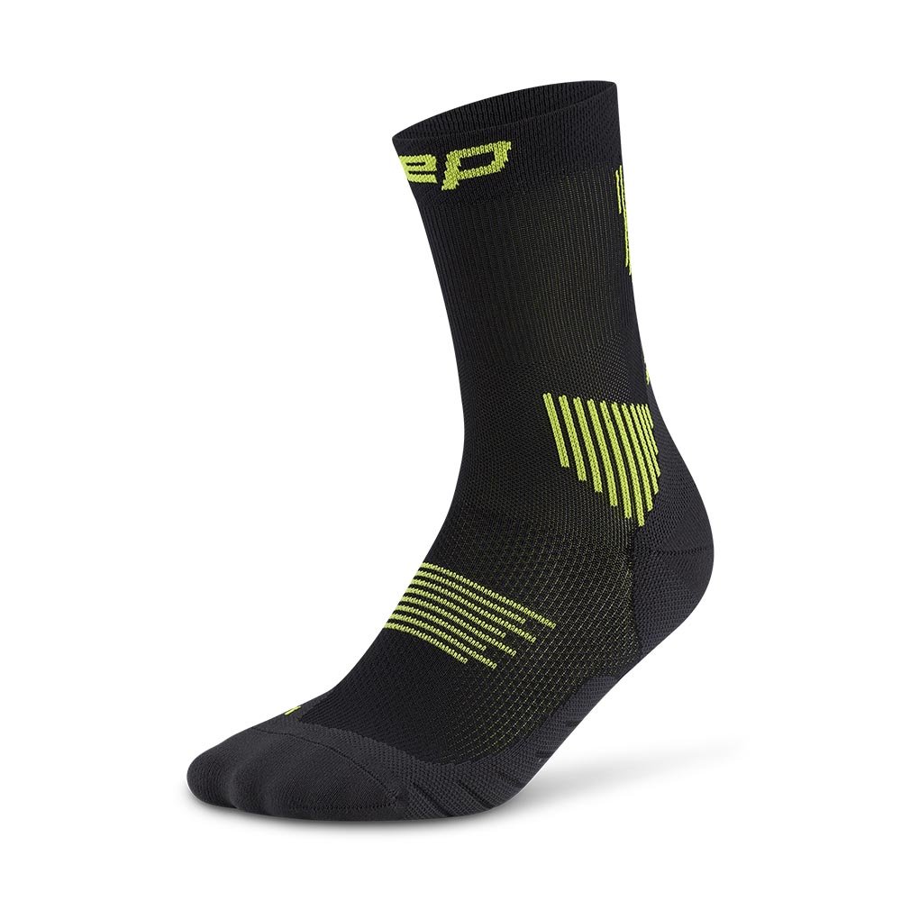 Cep Run Socks Mid Cut 5.0 M Black and Green