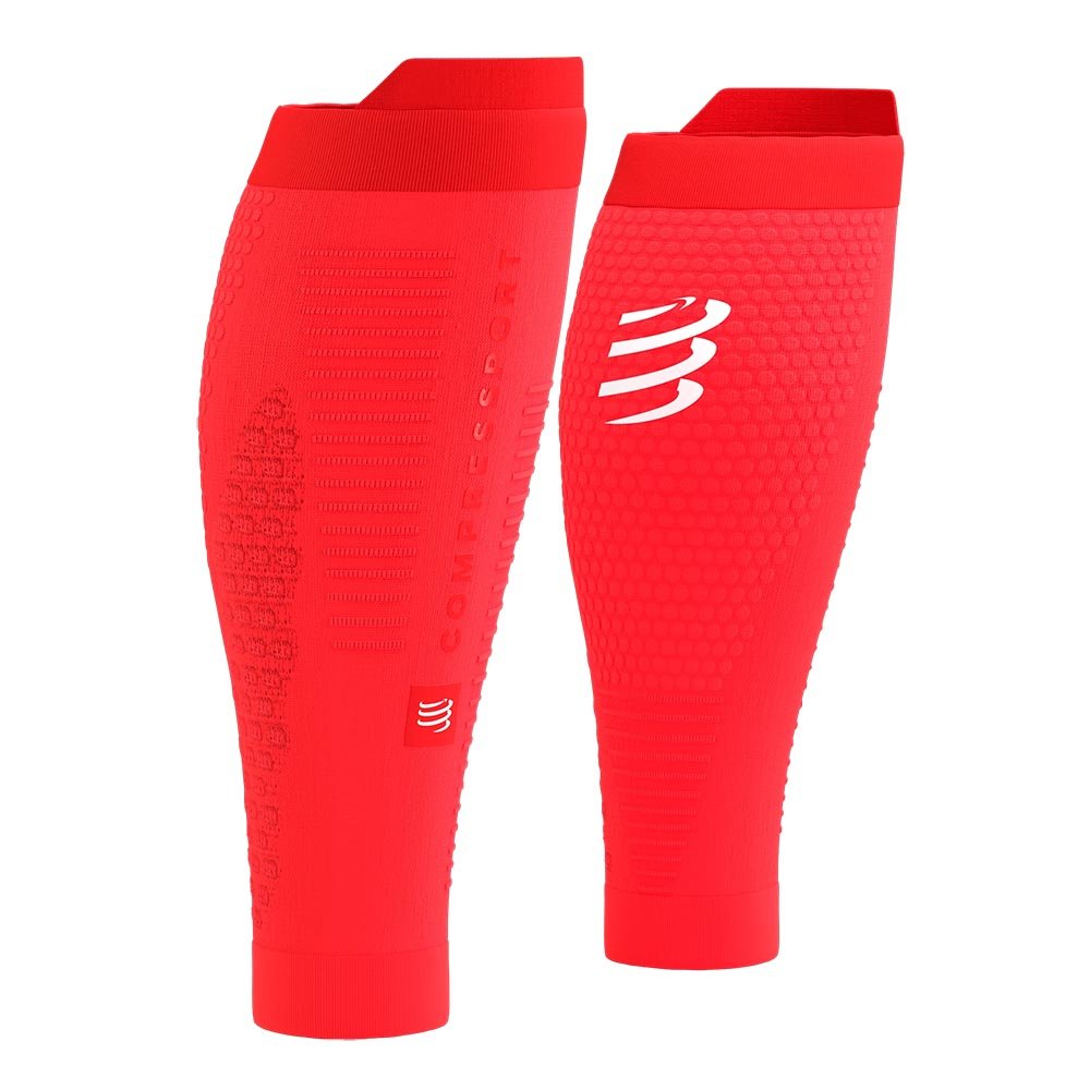 Mâneci pentru vițel Compressport R2 3.0 U Roșu/Alb