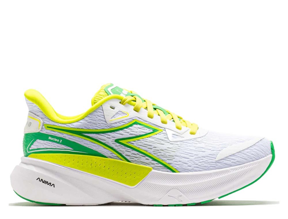 Diadora Nucleo 2 W White and Green Shoes