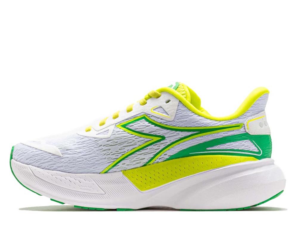 Diadora Nucleo 2 W White and Green Shoes