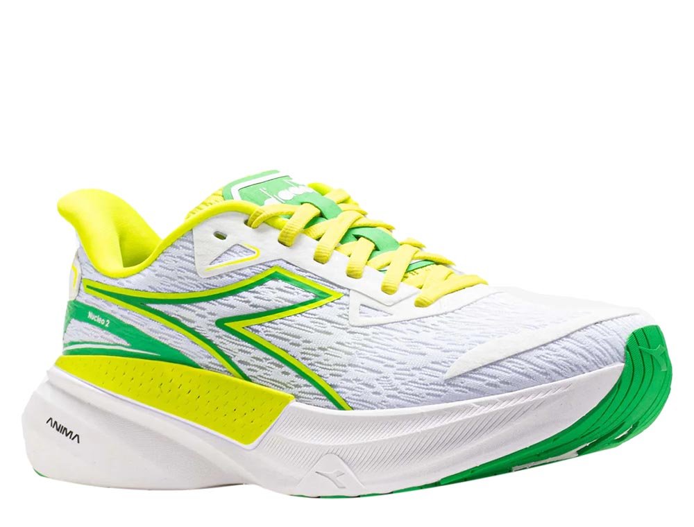 Diadora Nucleo 2 W White and Green Shoes
