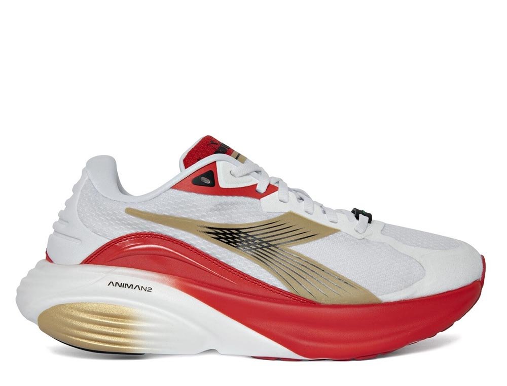 Diadora Atomo Star U Shoes White and Red