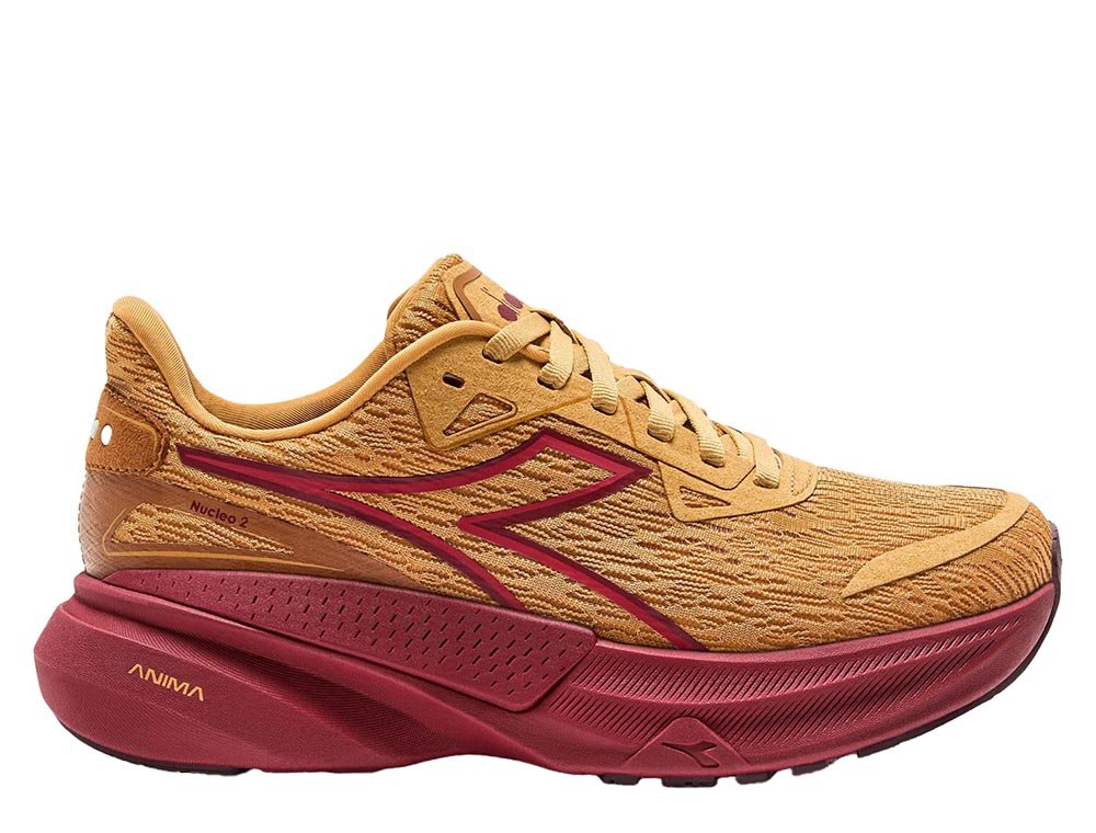 Buty Diadora Nucleo 2 W "Honey Yellow Red Dahlia" W Miodowo-Bordowe