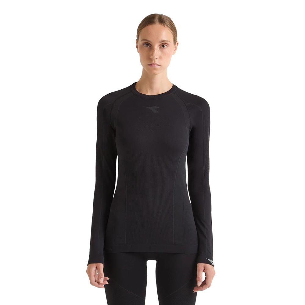 Tricou cu mânecă lungă Diadora ACT W Negru