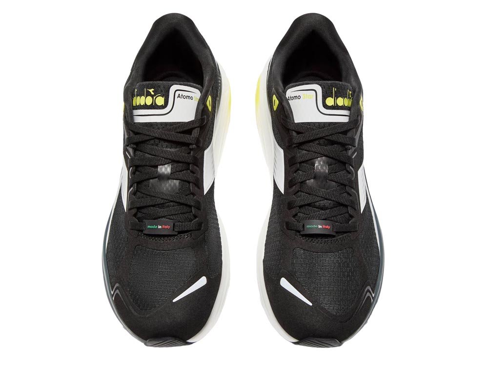 Diadora Atomo Star "Black White" U Shoes Black and White