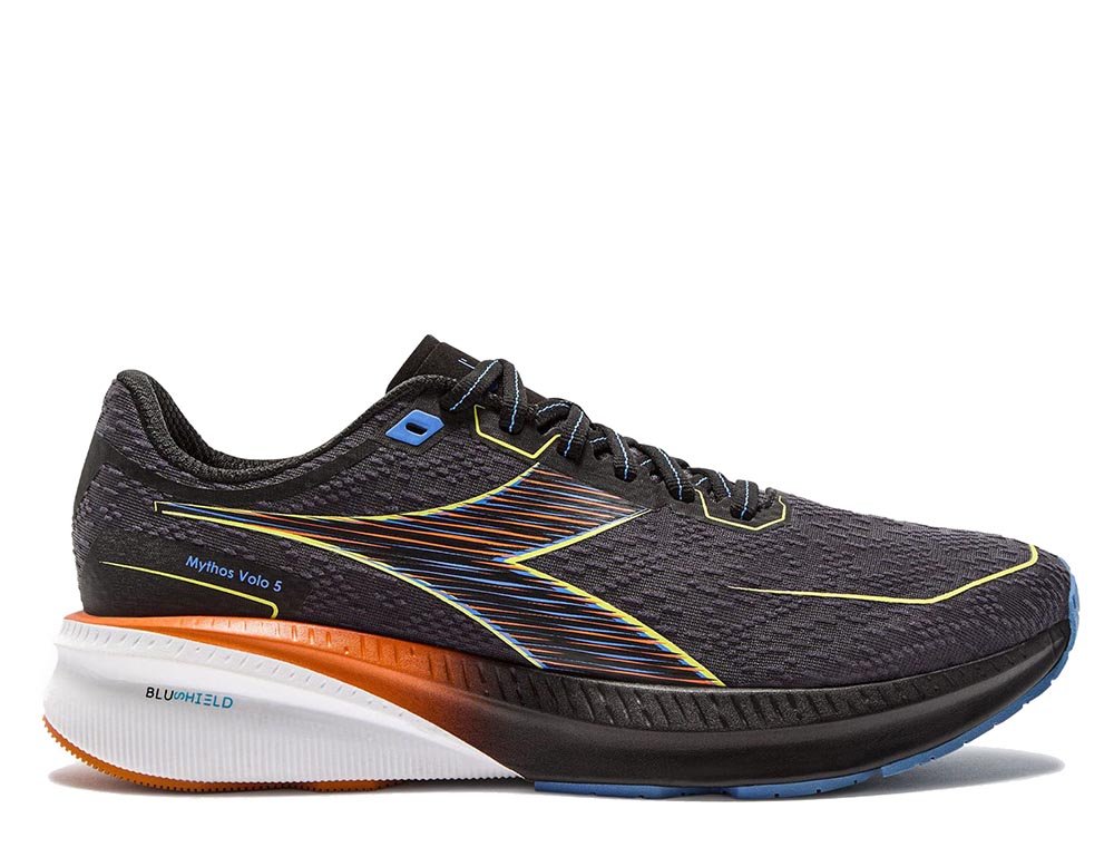 Pantofi Diadora Mythos Blushield Volo 5 M Maro-Portocaliu