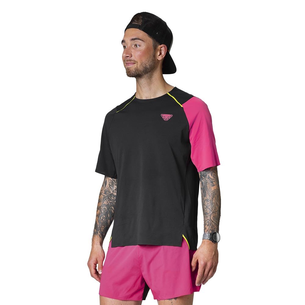 Dynafit DNA Shirt Pink M Black-Pink