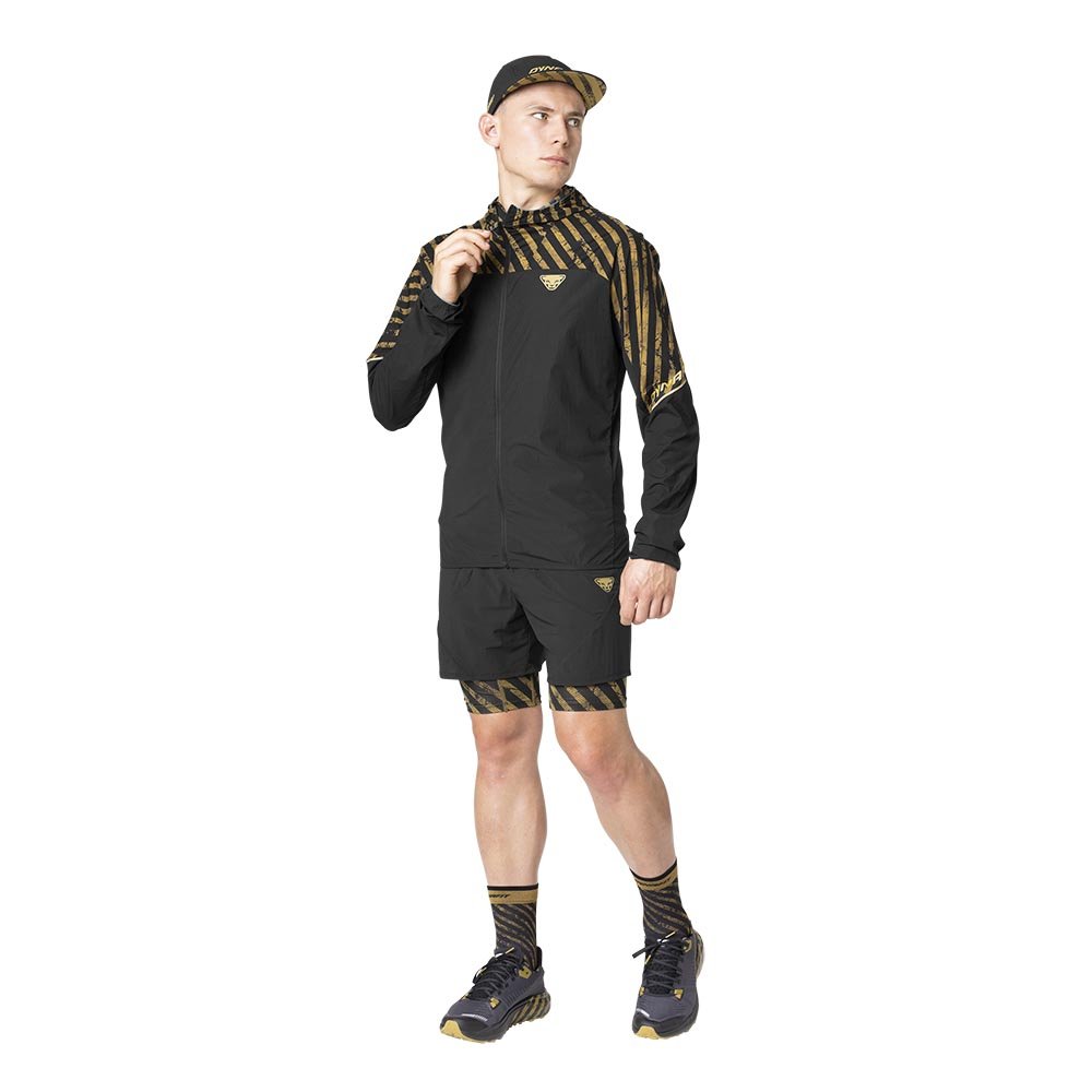 Jachetă Dynafit Trail Graphic Wind M Negru/Maro