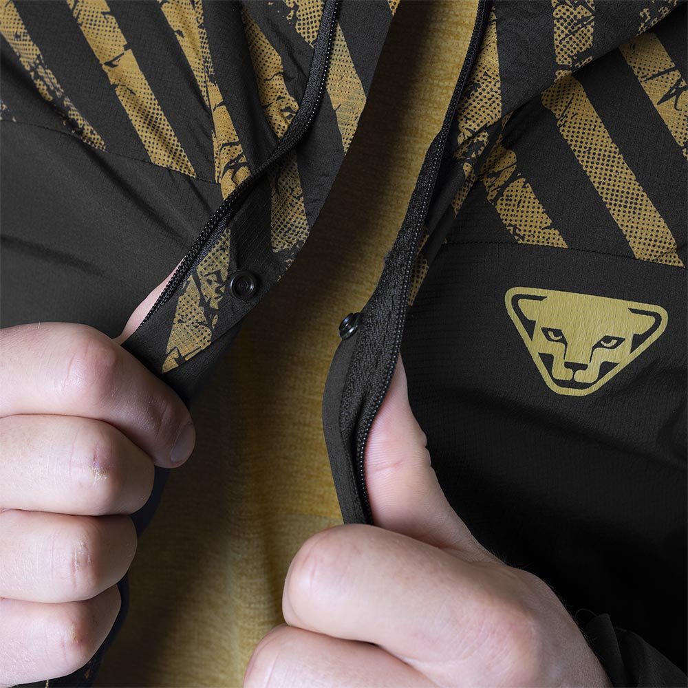 Jachetă Dynafit Trail Graphic Wind M Negru/Maro