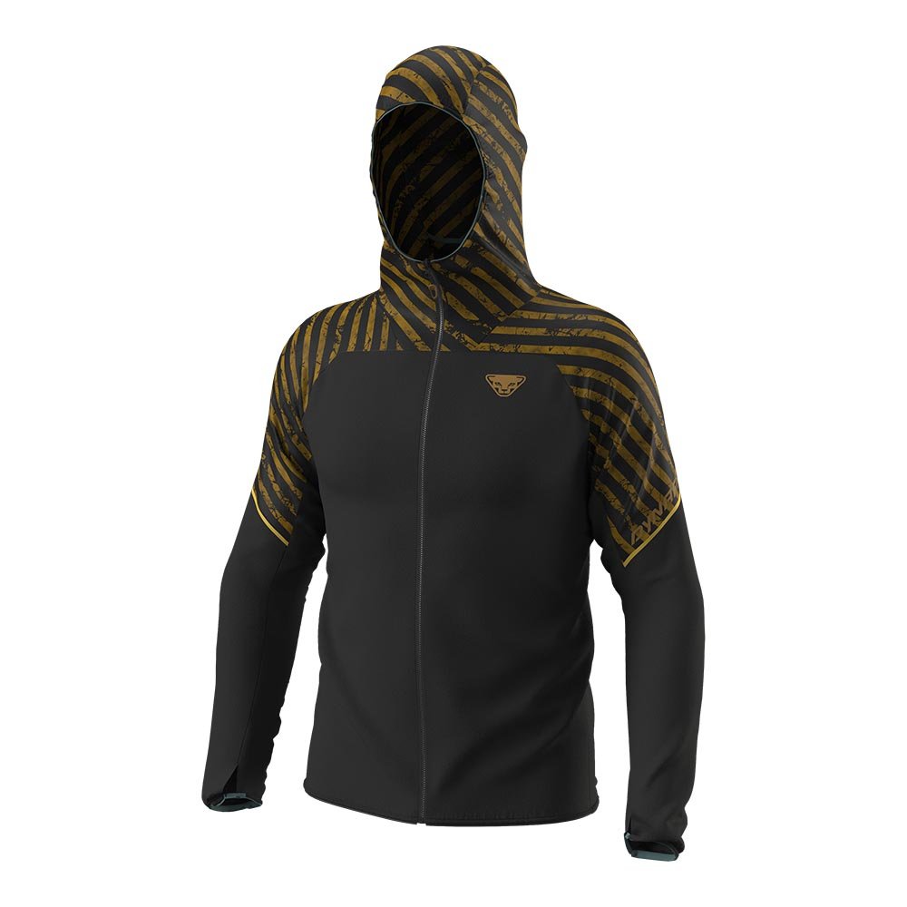 Jachetă Dynafit Trail Graphic Wind M Negru/Maro