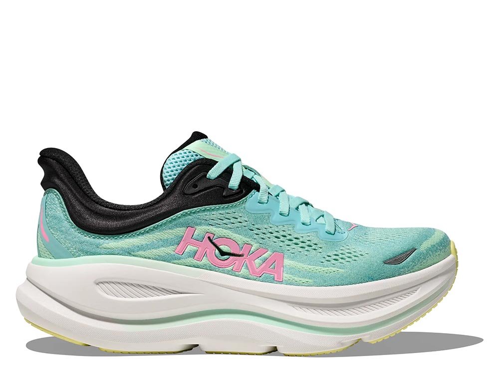 Hoka Bondi 9 W Shoes Mint Pink