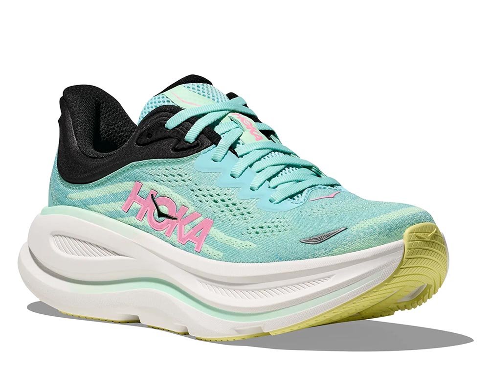 Hoka Bondi 9 W Shoes Mint Pink