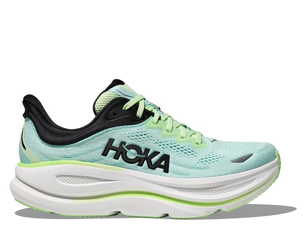 Hoka Bondi 9 M Shoes Mint-Black