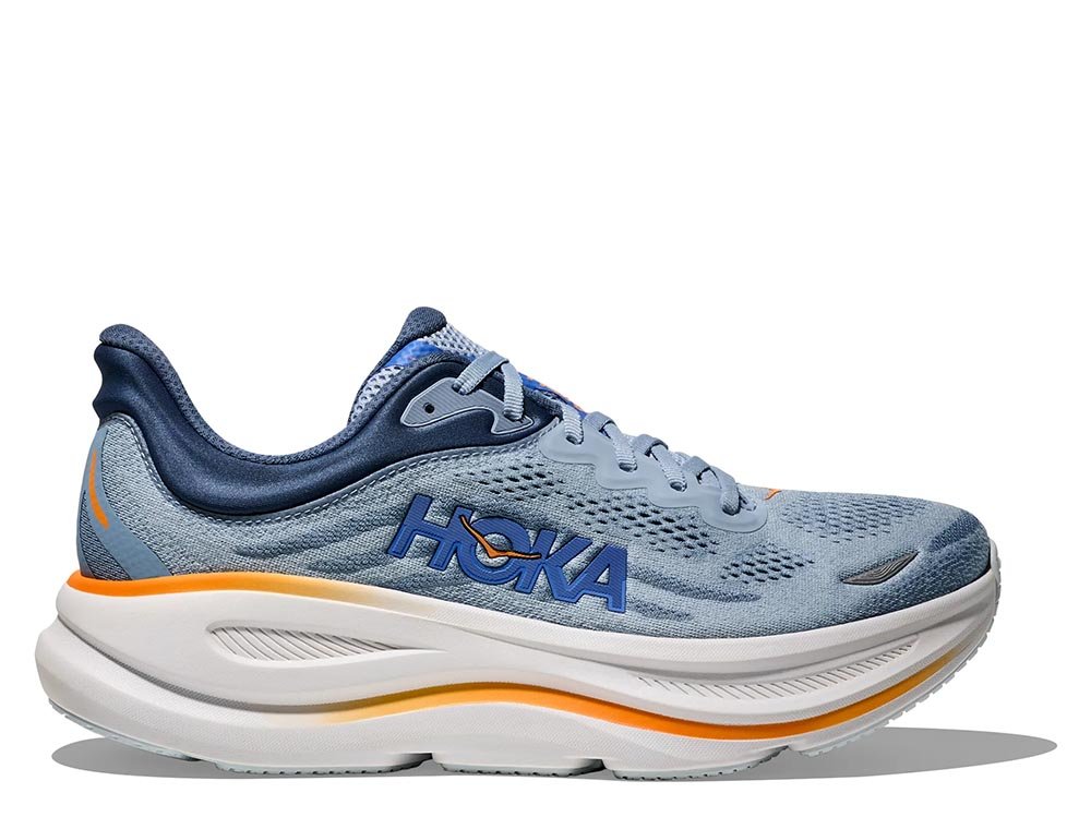 Hoka Bondi 9 M Blue-Orange Shoes