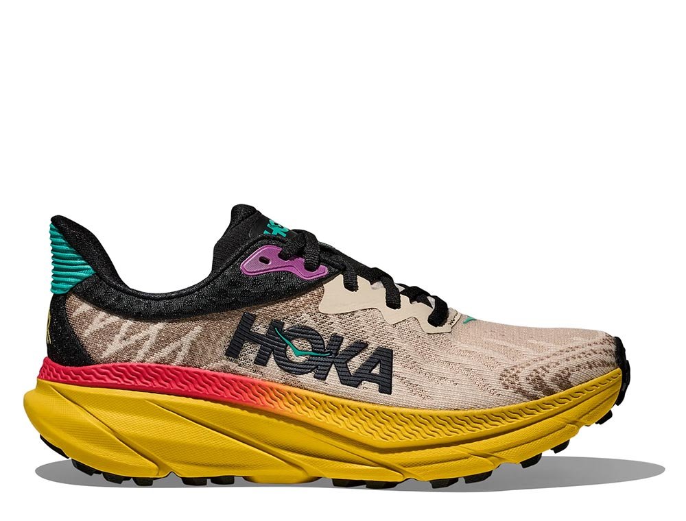Hoka Challenger ATR 7 W Brown/Yellow Shoes