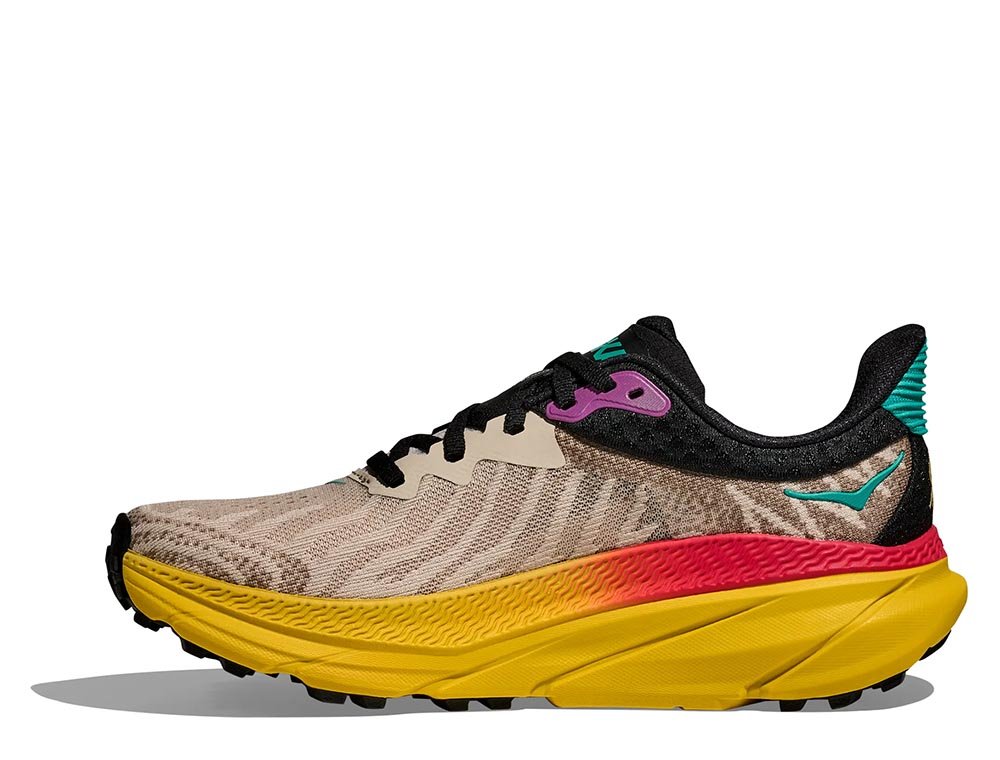 Hoka Challenger ATR 7 W Brown/Yellow Shoes