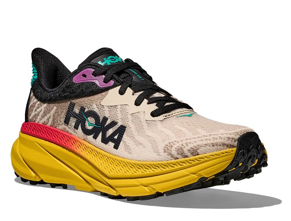 Hoka Challenger ATR 7 W Brown/Yellow Shoes