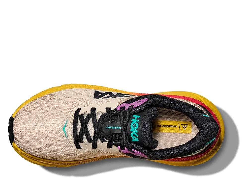 Hoka Challenger ATR 7 W Brown/Yellow Shoes