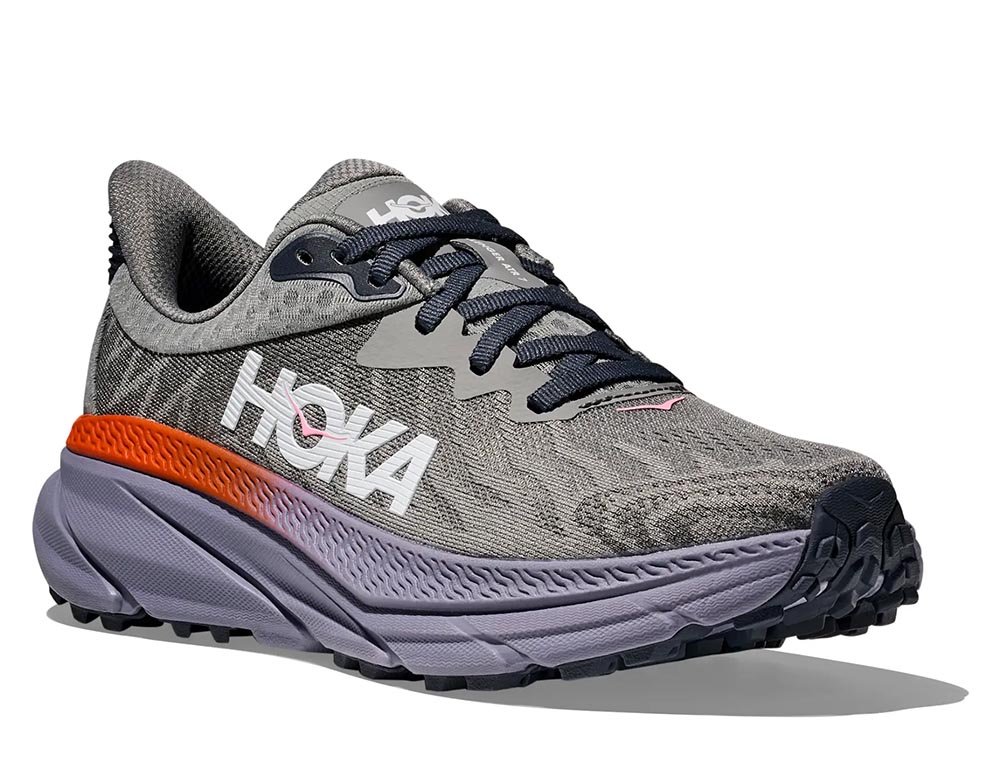 Buty Hoka Challenger 7 W Szaro-Fioletowe