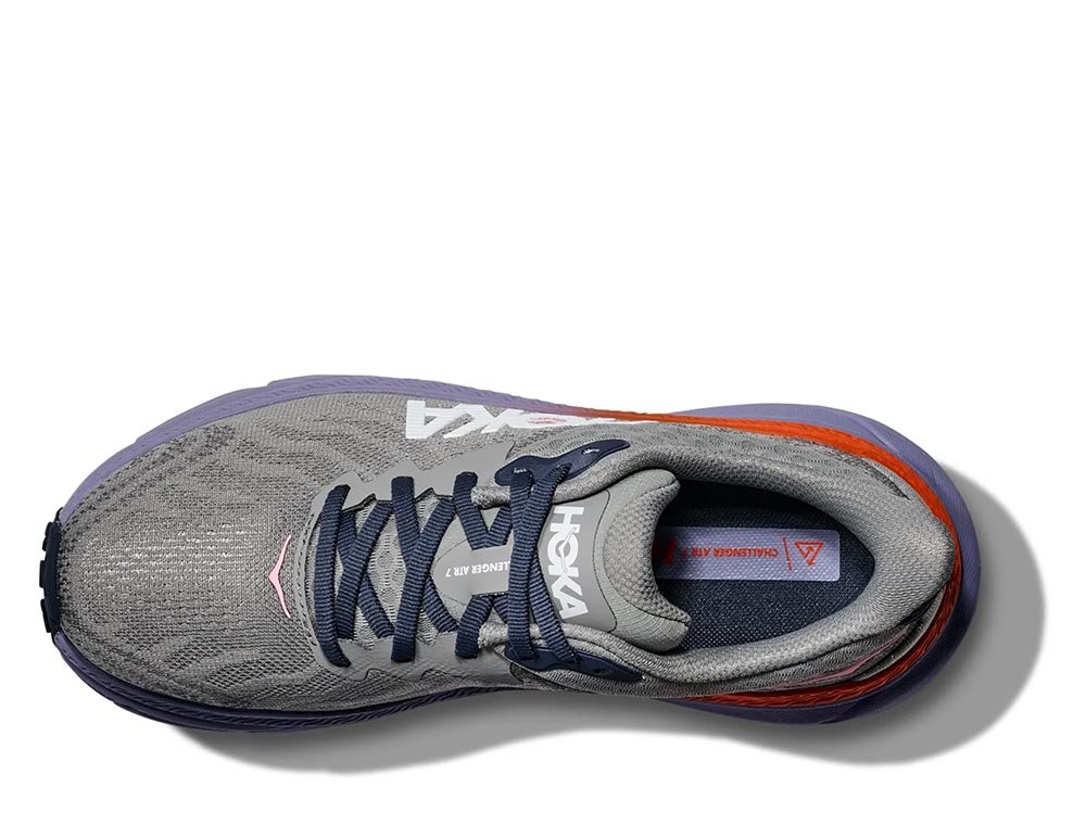 Buty Hoka Challenger 7 W Szaro-Fioletowe