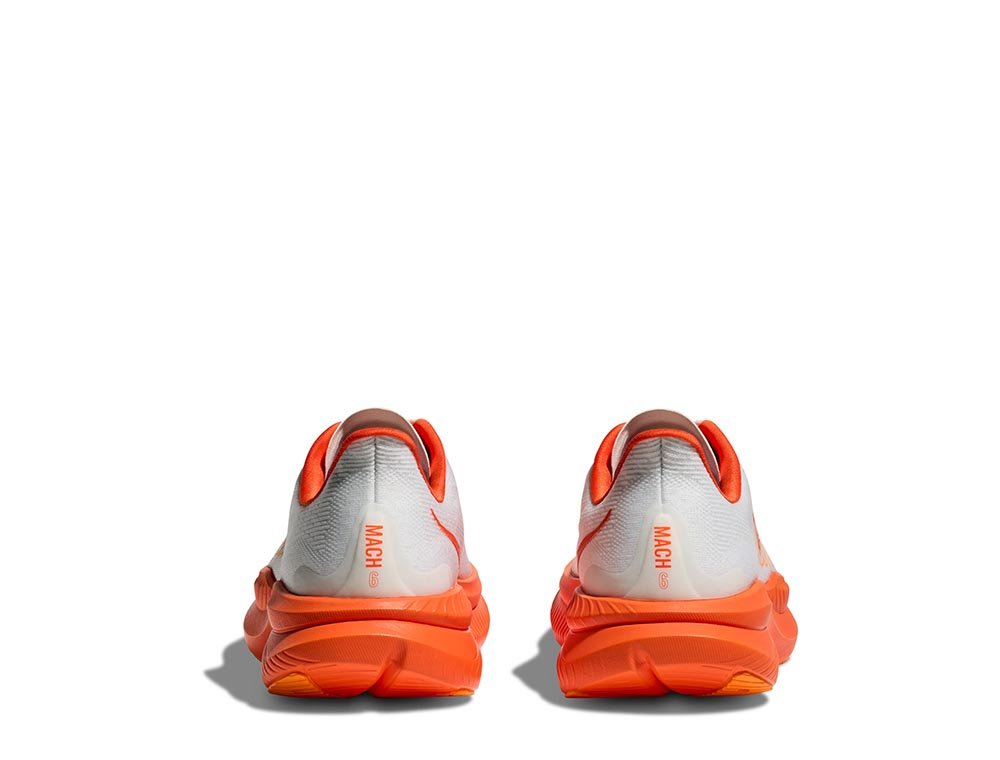 Pantofi Hoka Mach 6 W alb/portocaliu