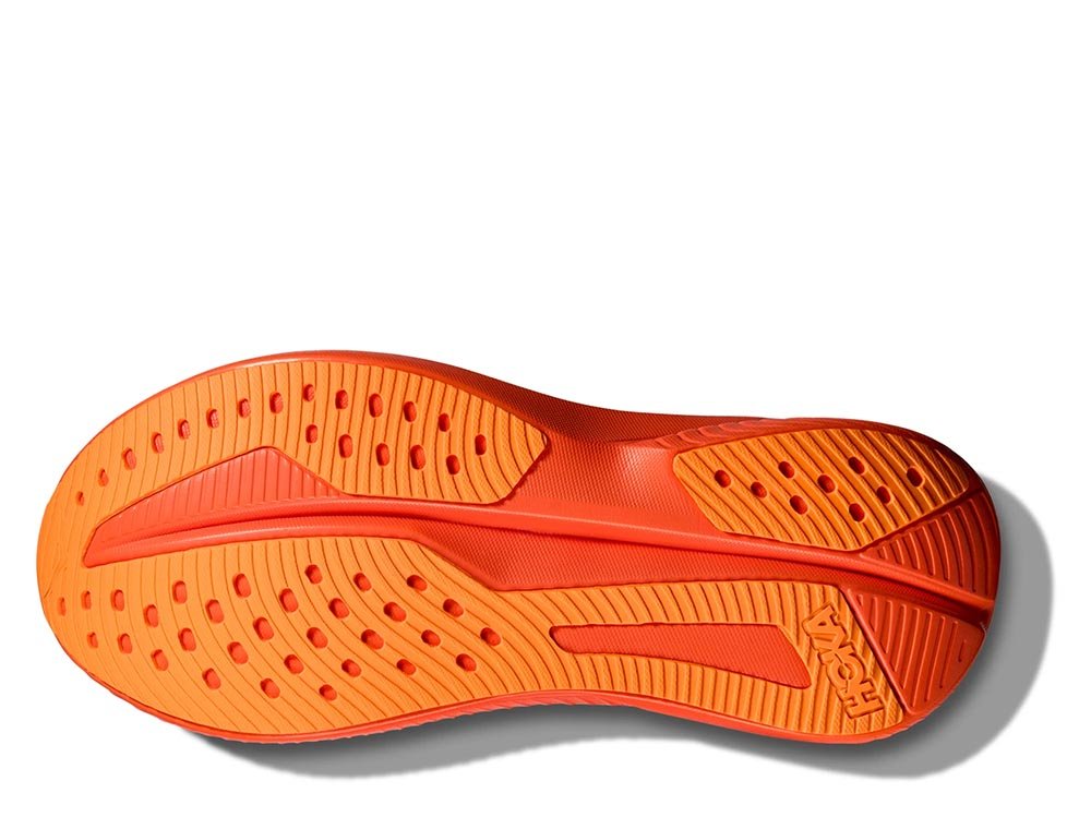 Pantofi Hoka Mach 6 W alb/portocaliu