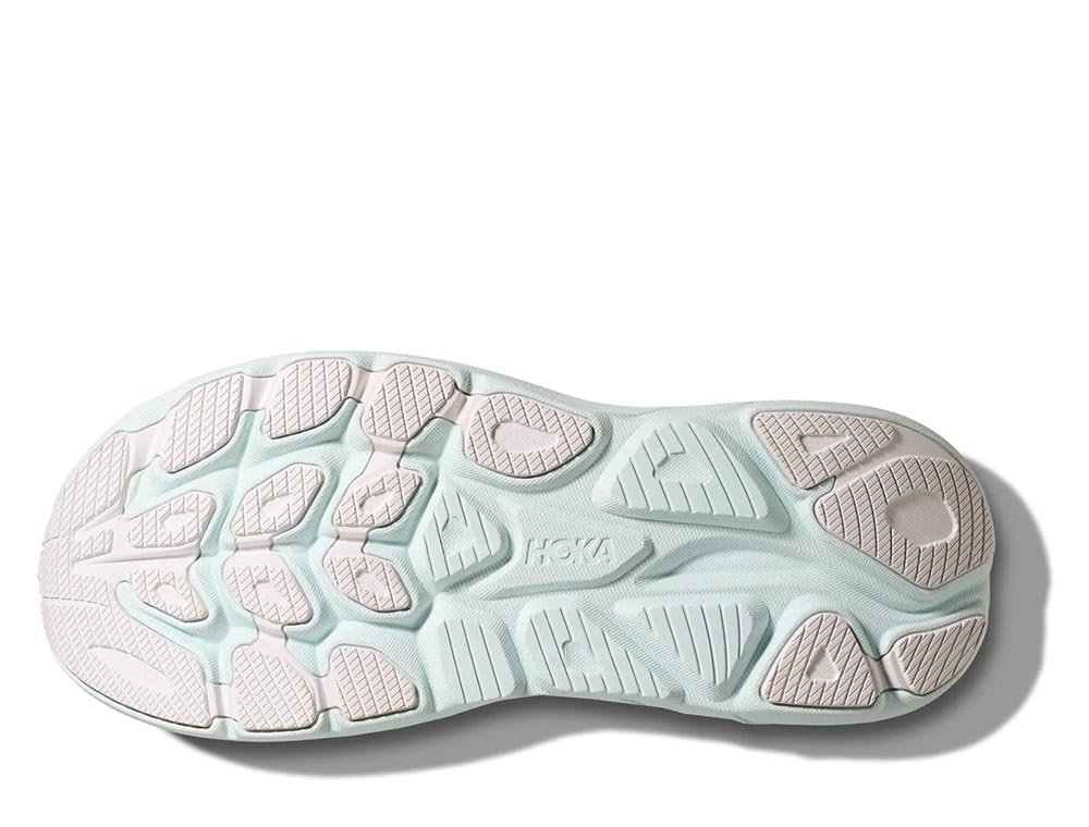Hoka Clifton 10 W White and Turquoise Shoes