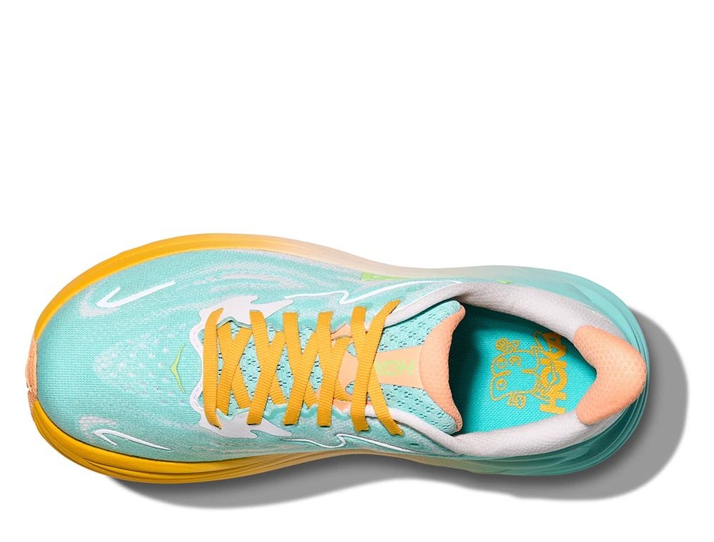 Pantofi Hoka Clifton 10 M albastru-portocaliu