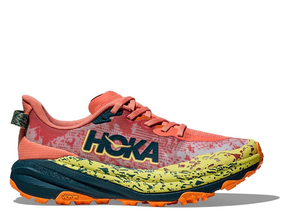 Hoka Speedgoat 6 W Orange Lime Shoes