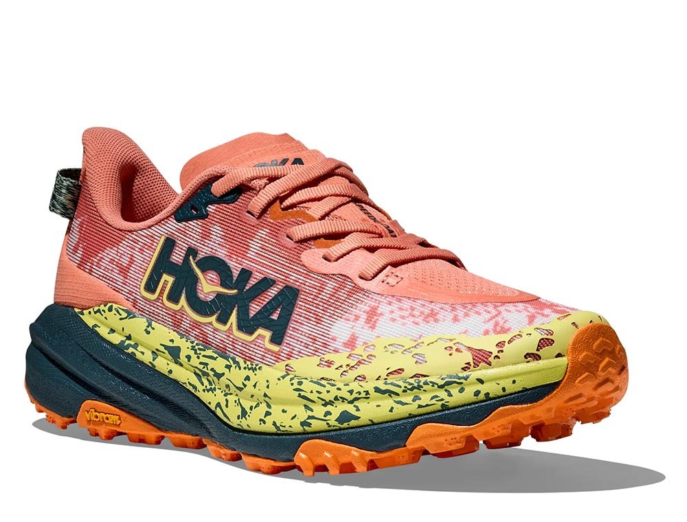 Hoka Speedgoat 6 W Orange Lime Shoes