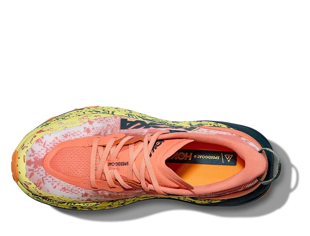 Hoka Speedgoat 6 W Orange Lime Shoes