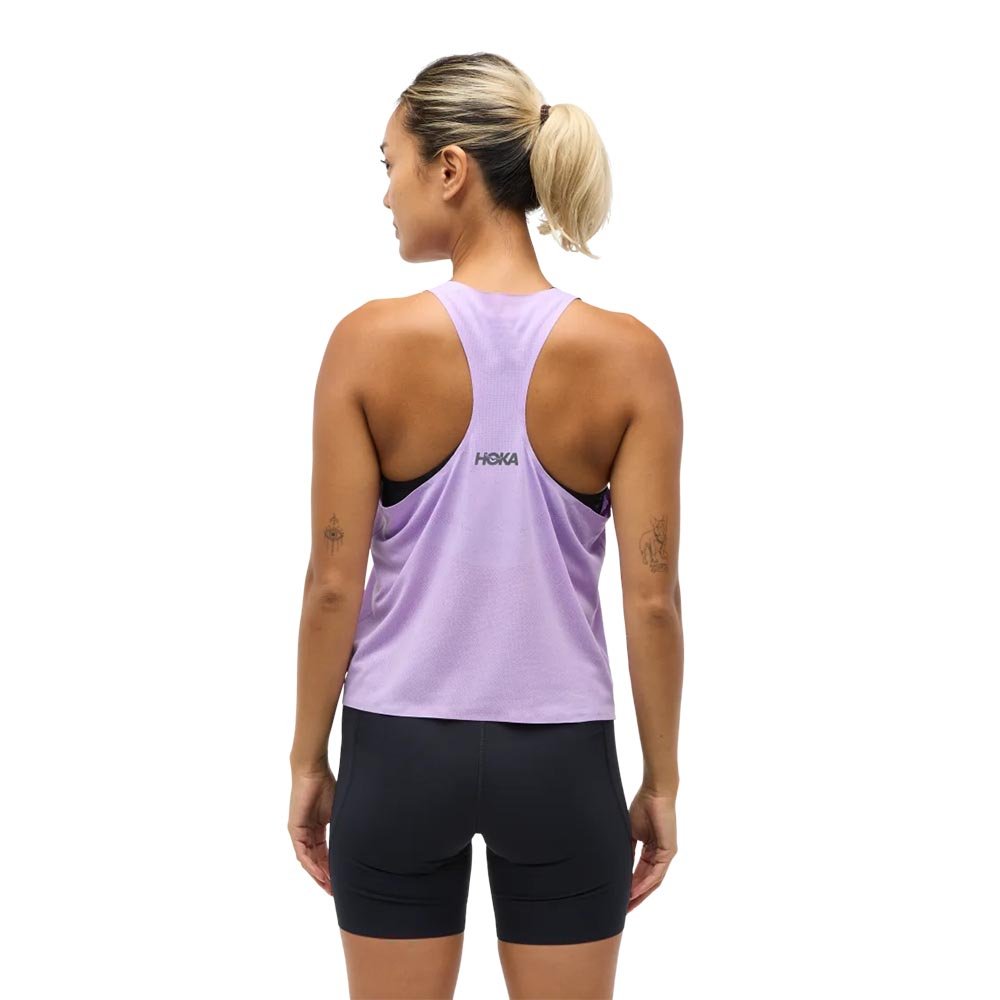 Hoka Race Singlet W Purple