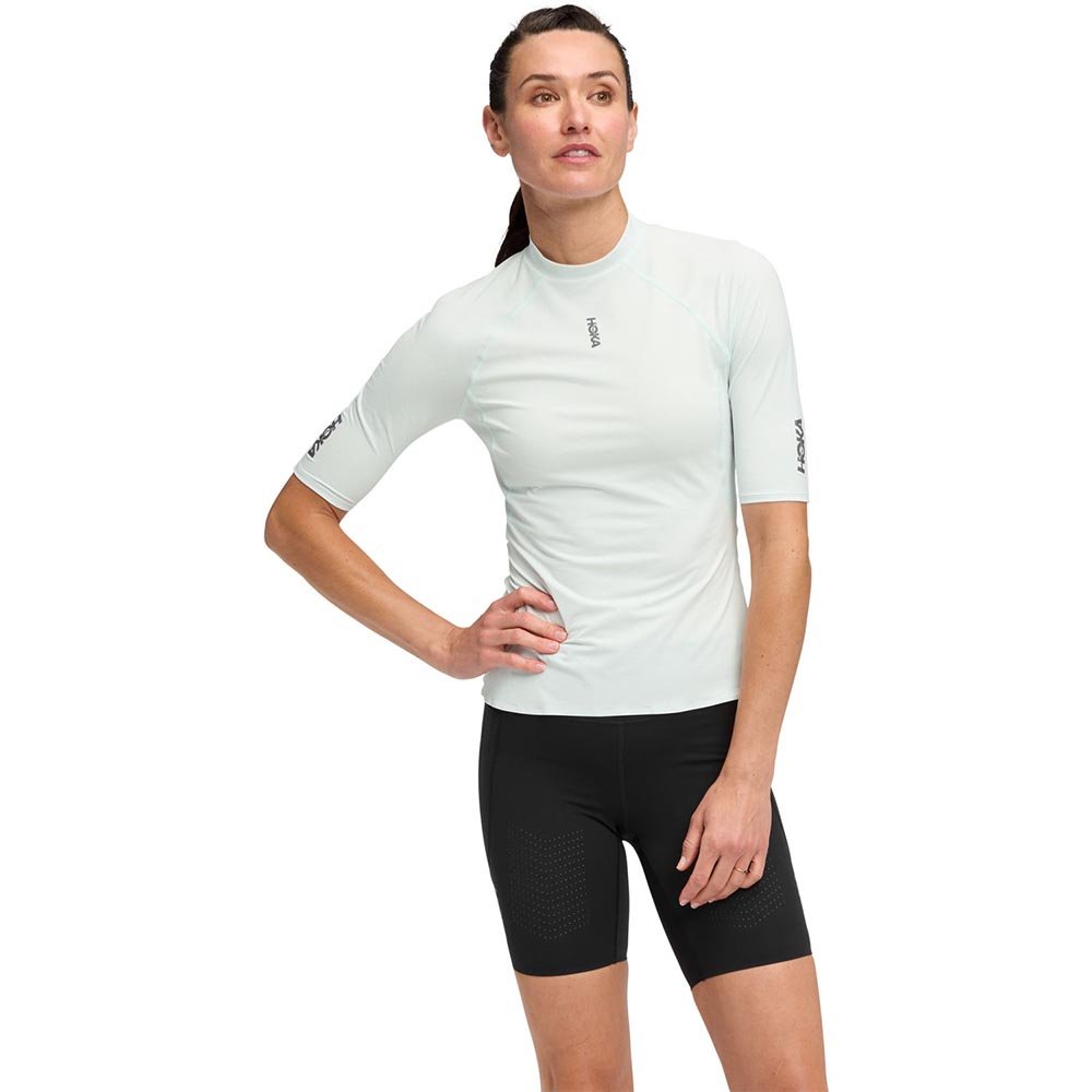 Hoka Skybreeze Short Sleeve T-Shirt W White