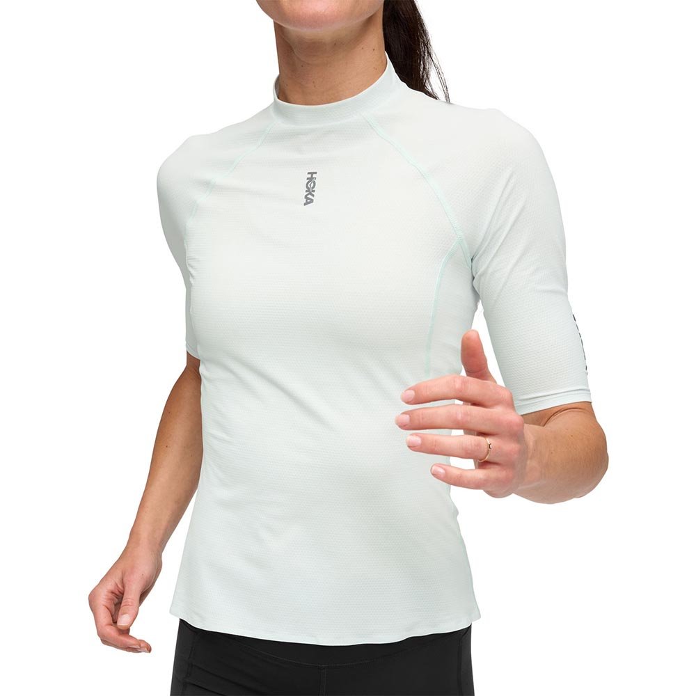 Hoka Skybreeze Short Sleeve T-Shirt W White