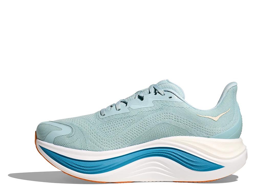 Hoka Skyward XM Shoes Blue and White
