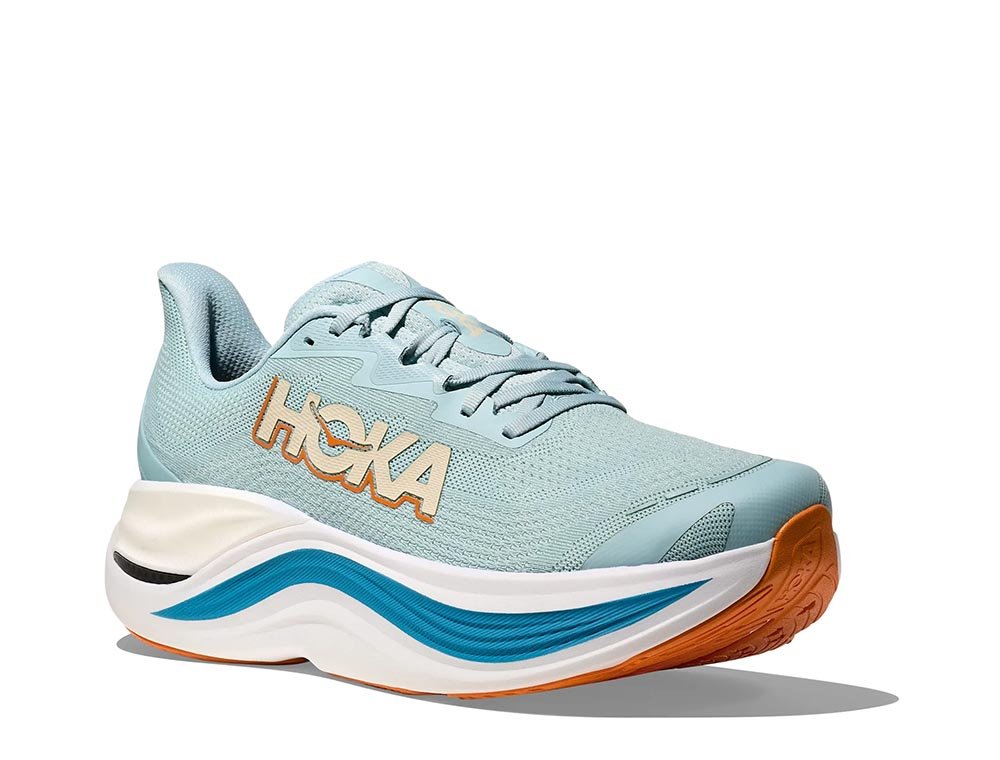 Hoka Skyward XM Shoes Blue and White